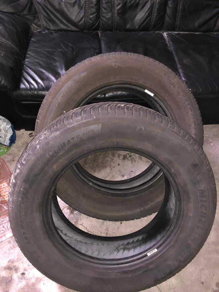 MICHELIN CrossClimate 225/65/17 toutes saisons, Autos : Pièces & Accessoires, Pneus & Jantes, 4 Saisons, Enlèvement, Utilisé, 225 mm