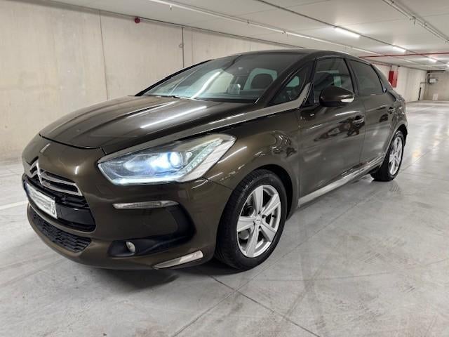 Citroën DS5 1.6 HDi 136PK – Automaat – Full Option – 2014, Auto's, Automaat, Zwart, Bruin, Leder en Stof