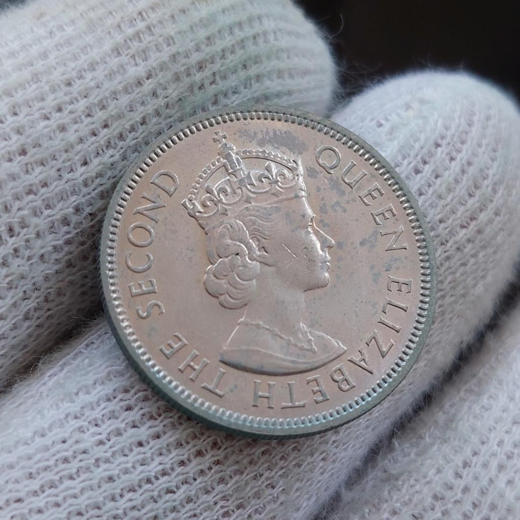 Zeldzaam! Munt / Seychellen / half Roepie / 1972 / PRACHTIG, Postzegels en Munten, Munten | Oceanië, Ophalen of Verzenden, Losse munt