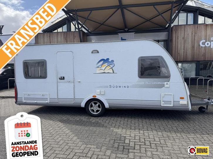 Knaus Sudwind Premium Line 500 FU 2008 270 VOORTENT!, Caravans en Kamperen, Caravans, tot en met 4, 1000 - 1250 kg, Rondzit, Knaus