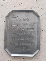 Tin bord, Antiek en Kunst, Ophalen