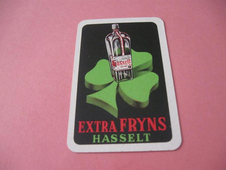 1 oude losse speelkaart Extra Fryns , Hasselt (76), Collections, Cartes à jouer, Jokers & Jeux des sept familles, Comme neuf, Carte(s) à jouer