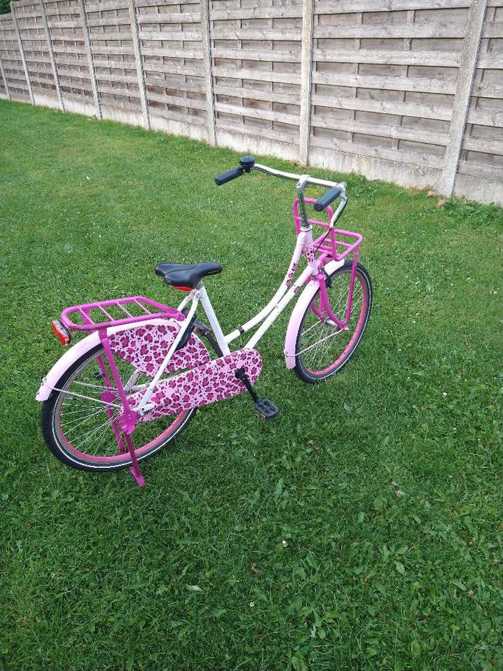 Highlander zoo fiets meisjes 24", Fietsen en Brommers, Fietsen | Meisjes, Gebruikt, 24 inch, Versnellingen, Ophalen