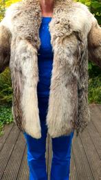 Vintage bontjas – warme lichtbruine winterjas, Beige, Gedragen, Ophalen, ANDERE