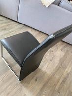 4 lederen stoelen, Huis en Inrichting, Ophalen, Zwart, Vier