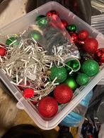 Mooie kerstboom + lichtjes en decoratie, Ophalen, Zo goed als nieuw