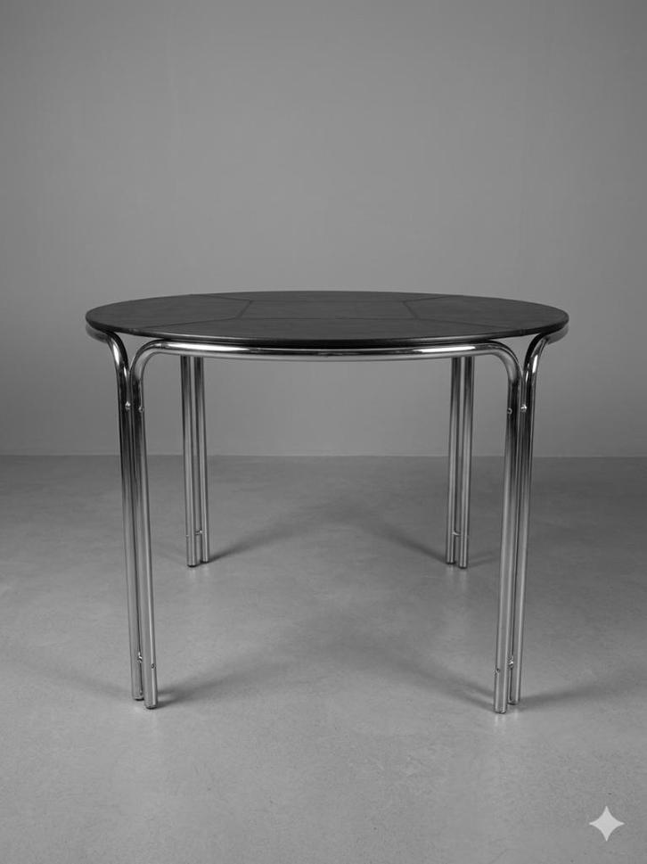 Vintage design eettafel - 70's, Huis en Inrichting, Tafels | Eettafels, Gebruikt, 100 tot 150 cm, 100 tot 150 cm, Vier personen