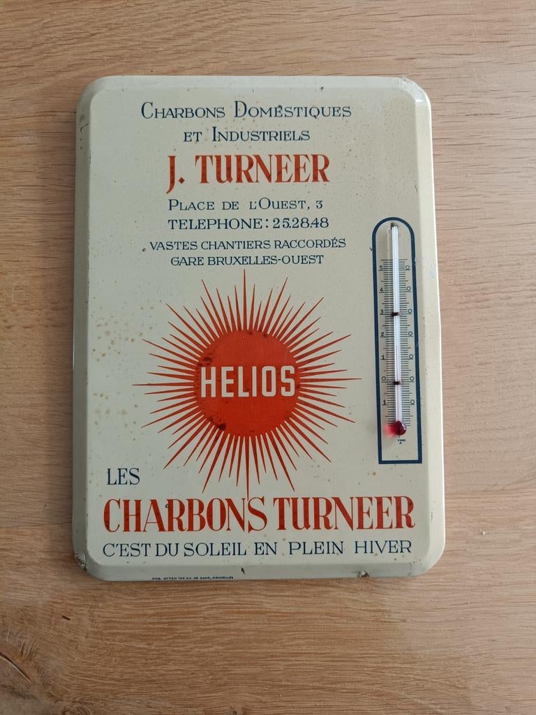 Thermometer Charbons Turneer, Ophalen of Verzenden