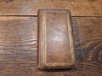 oude bruine communie- en gebedenboek, 1928, Antiek en Kunst, Ophalen of Verzenden