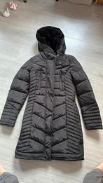 Lange zwarte warme winterjas maat 34, Zwart, Nieuw, Ophalen of Verzenden, Maat 34 (XS) of kleiner
