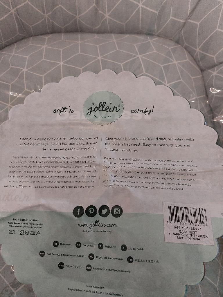 Babynestje jollein, Ophalen