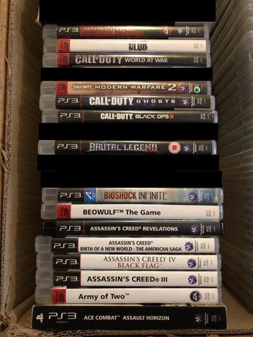 PS3 spellen beschikbaar voor biedingen