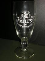 MILL'S Stout Scotch Pale Ale, Collections, Marques de bière, Utilisé, Enlèvement ou Envoi, Verre ou Verres