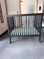 Babypark PA97 zwart met Sleep Safe matras, Kinderen en Baby's, Babyparken, Ophalen, Zo goed als nieuw, Vierkant, In hoogte verstelbaar