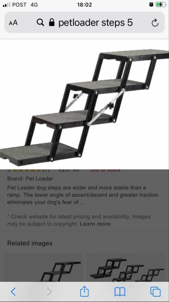 Escaliers pliant haut de gamme pour chien, Dieren en Toebehoren, Honden-accessoires, Zo goed als nieuw, Ophalen of Verzenden