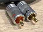 STEREO-AUDIO Profigold kabel 1 meter 24 Karaat Goud, Audio, Tv en Foto, Audiokabels en Televisiekabels, Ophalen of Verzenden, Zo goed als nieuw