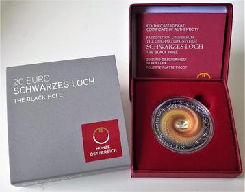 Oostenrijk 20 euro proof Schwarzes Loch 2022 beschikbaar voor biedingen