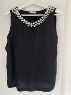Top en strass By Malene Birger, Comme neuf, Taille 36 (S), Noir, Sans manches