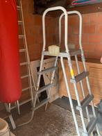 Dubbelzijdige trapladder zwembad, Doe-het-zelf en Bouw, Ladders en Trappen, Ophalen, Zo goed als nieuw, Ladder