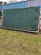 Werfhekken met doek, Ophalen, Gebruikt