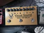 Visual sound dual tap delay, Ophalen of Verzenden, Zo goed als nieuw, Delay of Echo