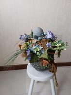 prachtige vaas in blauw aardewerk, Enlèvement, Comme neuf, Bleu, Poterie ou Porcelaine