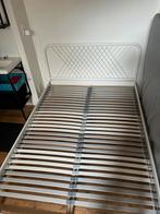 Twee persoonsbed 1,40m-2,10m, Huis en Inrichting, Slaapkamer | Bedden, Ophalen, 140 cm, Zo goed als nieuw, Twijfelaar