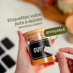 Pots à épices en verre | 10 pièces | LIVRAISON GRATUITE, Neuf, -, -, PRAKNU