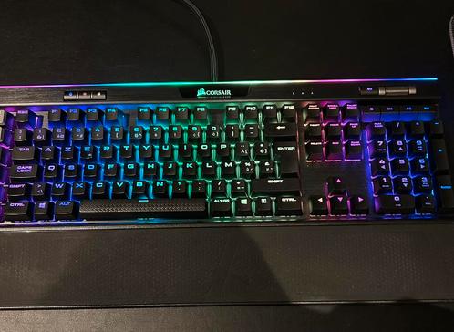Crosair K95 RGB platinum mechanical gaming keyboard, Computers en Software, Toetsenborden, Zo goed als nieuw, Azerty, Bedraad