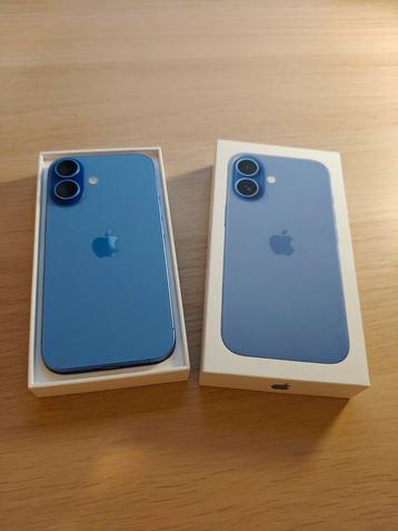 Apple iPhone 16 128gb - blauw NIEUW + screenprotect + hoesje beschikbaar voor biedingen