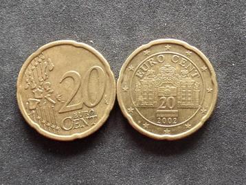 20 eurocent van Oostenrijk 2002 
