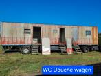 Oplegger 12,5m wc douche woonwagen bouw trailer chassis bos, Zakelijke goederen, Ophalen