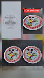 2 eetborden Mickey Mouse Disney, Verzamelen, Ophalen of Verzenden, Mickey Mouse, Gebruikt, Servies