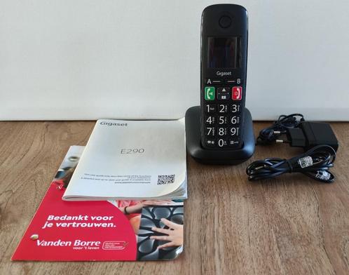 Gigaset E290R Black Mono - Draadloze Telefoon, Telecommunicatie, Vaste telefoons | Handsets en Draadloos, Nieuw, 1 handset, Ophalen of Verzenden