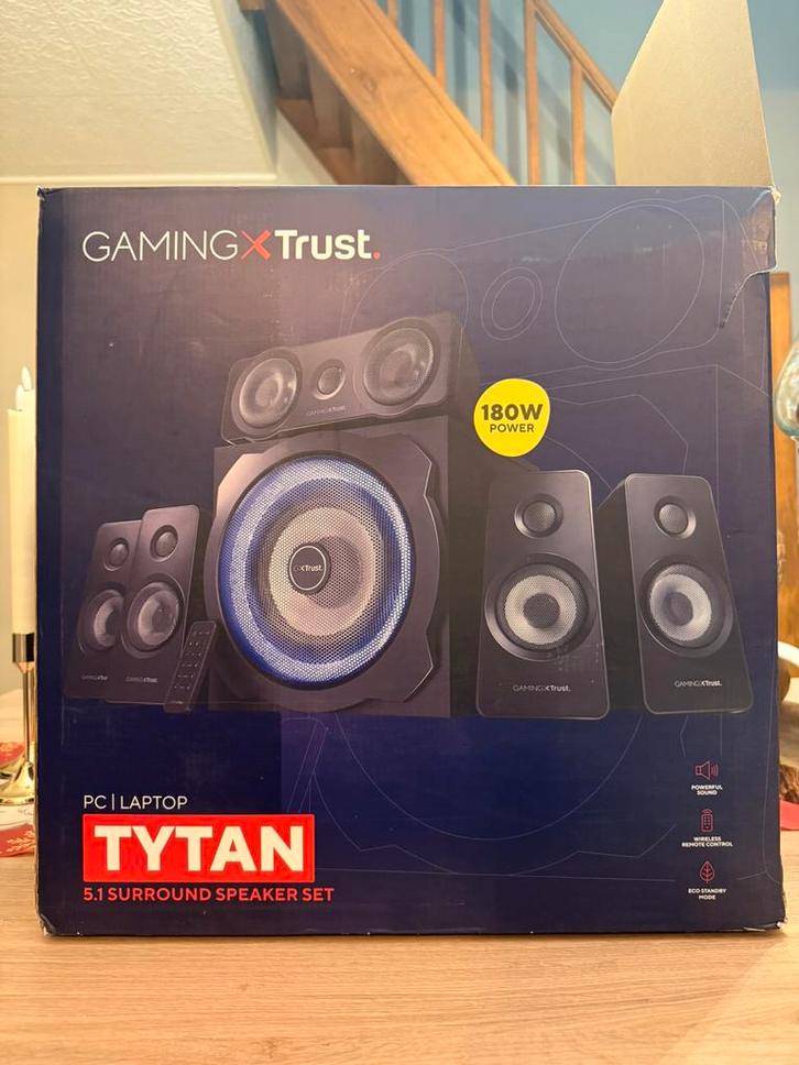 Trust GXT 658 Tytan 5.1, Computers en Software, Pc speakers, Ophalen of Verzenden