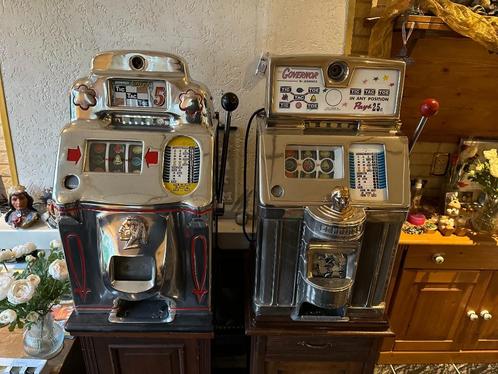 Jennings Chief Mooie Originele Slotmachine Top Staat, Verzamelen, Automaten | Gokkasten en Fruitautomaten, Gebruikt, Met sleutels
