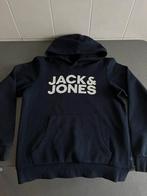 Blauwe hoodie Jack & Jones - maat 164, Comme neuf, Pull ou Veste, Garçon, Enlèvement ou Envoi