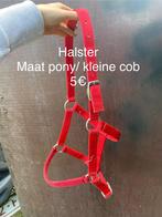 Halster rood maat pony/ kleine cob, Ophalen of Verzenden, Gebruikt, Recreatie