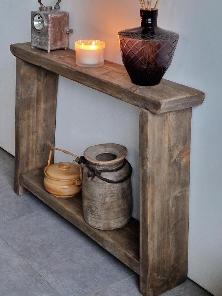 Wand/Haltafel oud rustiek Handgemaakt, Huis en Inrichting, Woonaccessoires | Kamerschermen, Ophalen