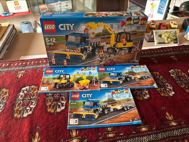 Lego veeg en graafmachine 60152, Kinderen en Baby's, Speelgoed | Duplo en Lego, Zo goed als nieuw, Lego, Ophalen