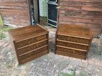 2 nachtkastjes hout, Ophalen, Zo goed als nieuw, Hout
