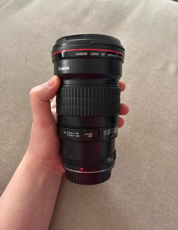 Canon EF 200mm f/2.8L II USM objectief, TV, Hi-fi & Vidéo, Photo | Lentilles & Objectifs, Comme neuf, Enlèvement ou Envoi