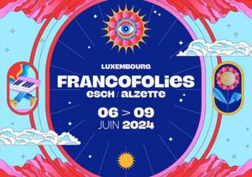 1 ticket au francofolie Esch/Alzette Luxembourg 