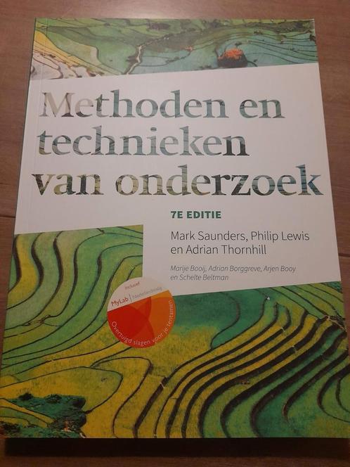 Methoden en technieken van onderzoek, 7e editie met MyLab NL, Boeken, Schoolboeken, Zo goed als nieuw, Nederlands, Ophalen of Verzenden