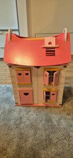 Grande maison de poupée en bois, Enfants & Bébés, Jouets | Maisons de poupées, Enlèvement ou Envoi, Comme neuf, Accessoires