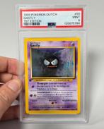 Carte POKEMON DUTCH #50 GASTLY 1999, 1ÈRE ÉDITION, PSA-9, Enlèvement ou Envoi, Comme neuf, Cartes en vrac, Foil