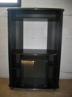 Meuble Haut Noir TV / HIFI / DVD-CD, 25 à 50 cm, Contemporain, Enlèvement, Utilisé