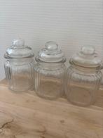 Lot de 3 contenants en verre, Ophalen, Zo goed als nieuw, Glas