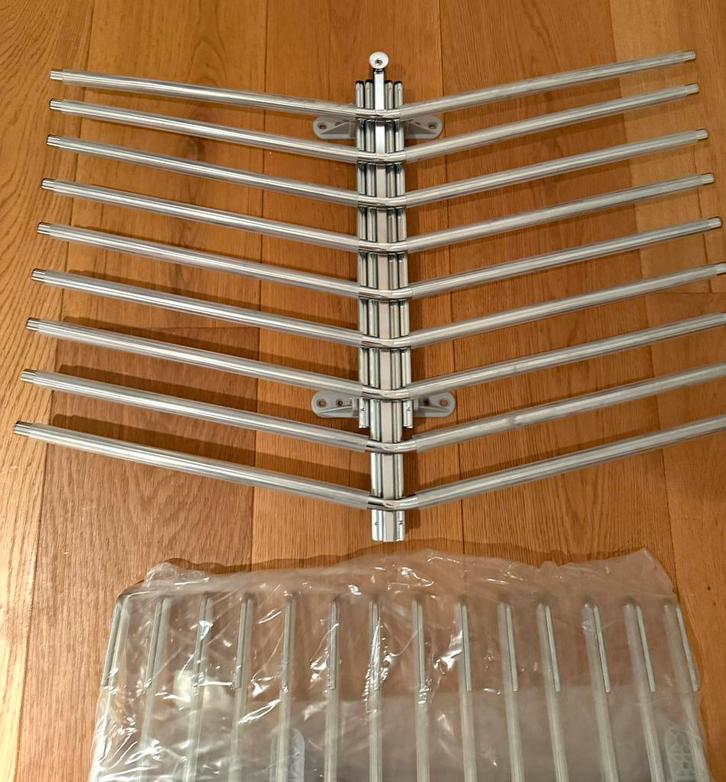 Uitschuifbaar broekenrek en kapstokkenrek, Vêtements | Femmes, Cintres, Neuf, Enlèvement