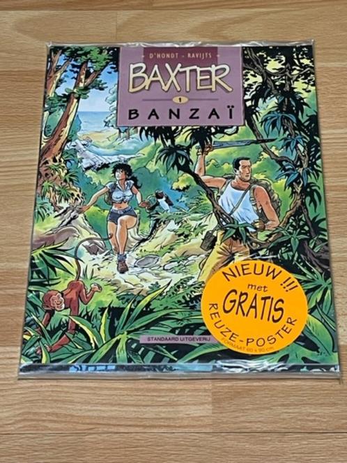 Baxter -  Banzai -  Met Poster  -  1996, Boeken, Stripverhalen, Nieuw, Eén stripboek, Verzenden